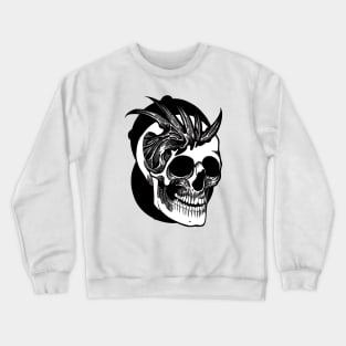 Corrupted Skull Crewneck Sweatshirt